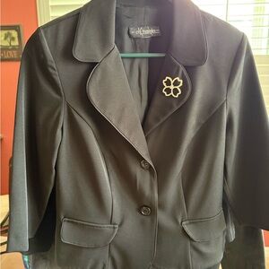 Black Women's Jacket by City Triangles